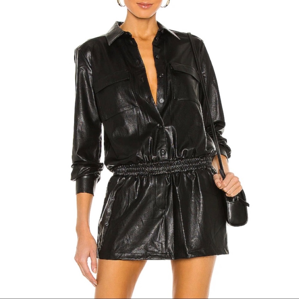 Amanda Uprichard Leather Dress